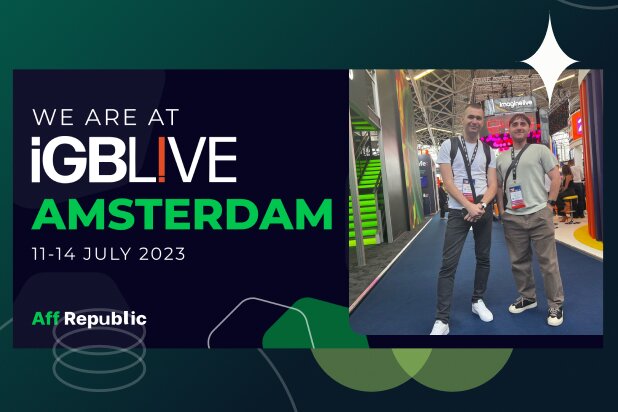 We’re are at  iGB Live in Amsterdam